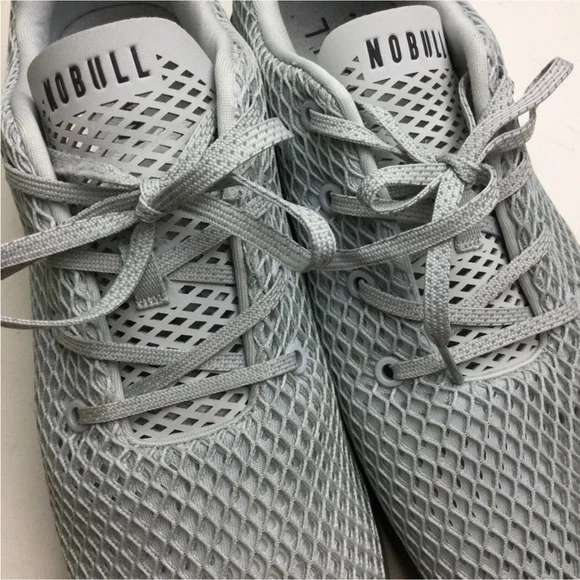 NoBull Mesh Runner Lace-up Lightweight Reflective Laces Gray  display picture 2